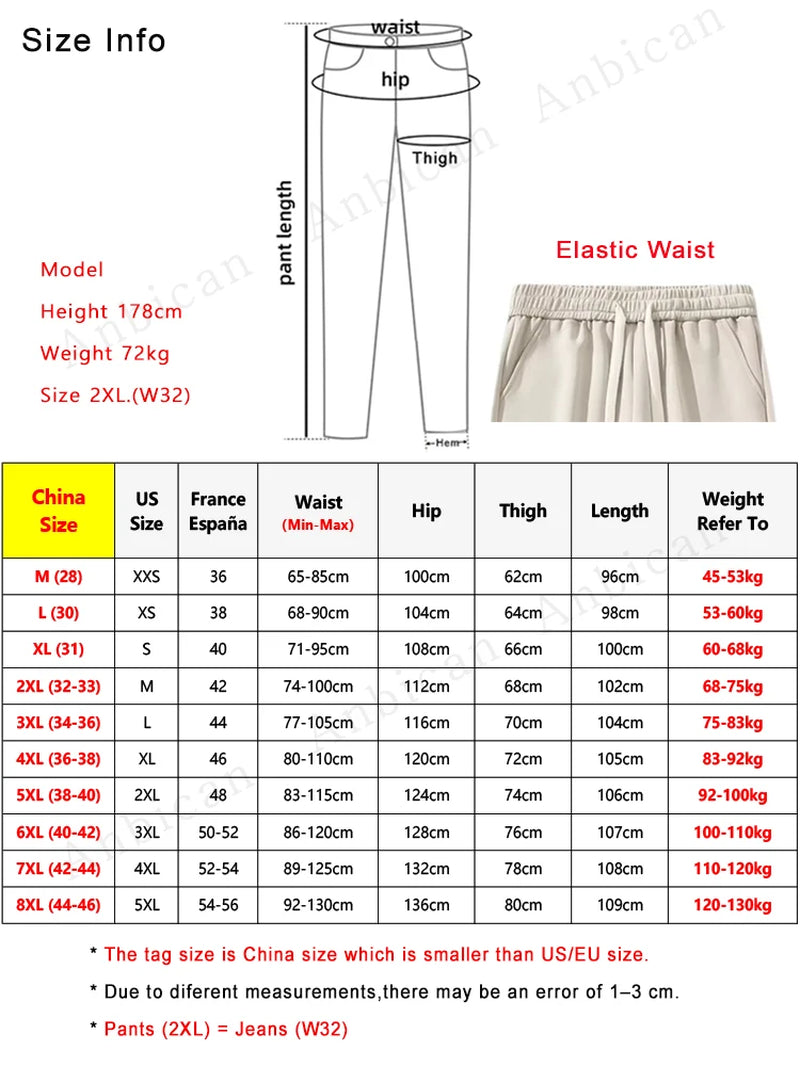 Men'S Straight Sweatpants Wide Leg Cotton Track Pants Drawstring Letter Sports Baggy Pants Casual Long Trousers Big Size 8XL