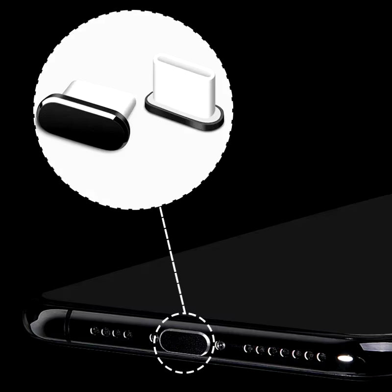 Cell Phone Charging Port Dust Plug with Cleaning Brush for Iphone 17 16 14 13 Pro Max plus Samsung Xiaomi IOS Type C Cleaner Set