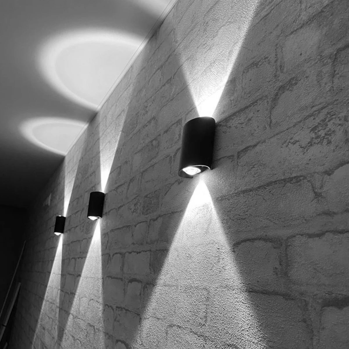 Aluminium LED Wall Lamp up and down Waterproof IP65 Interior Wall Light for Bedroom Living Room Corridor Indoor Outdoor Lightin